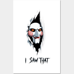 Saw, I Saw That Posters and Art